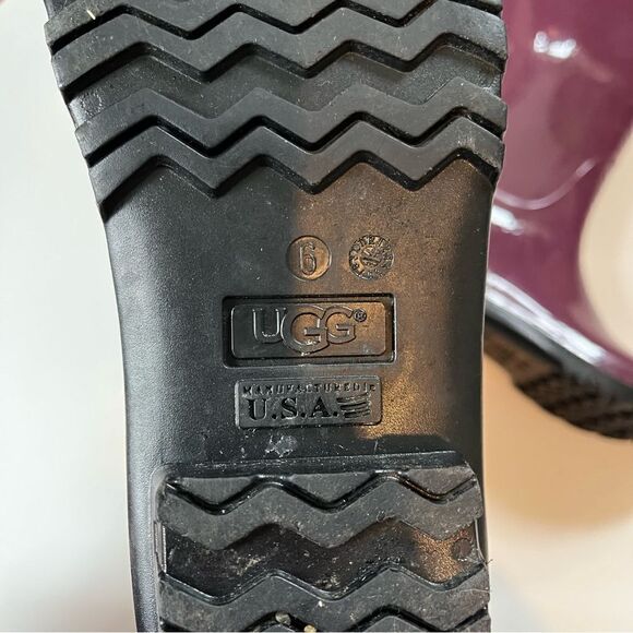 UGG Rainboots Purple 6 - Picture 10 of 13
